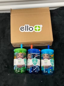 Lot of 3Ello sippy cups
