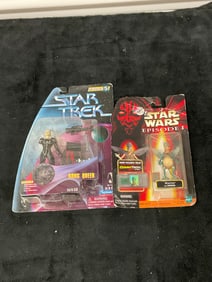 Lot of 2: Star Wars Watto action figure and Star Trek Borg Queen