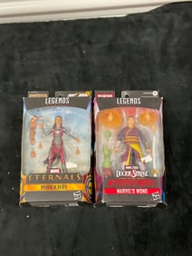Lot of 2: Marvel Marvel's Wong action figure and Marvel Makkari action figure