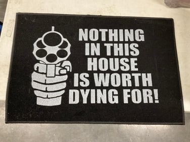 Door mat rug 27 x 18