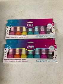 Lot of 2: 3C4G Rainbow nail polish set