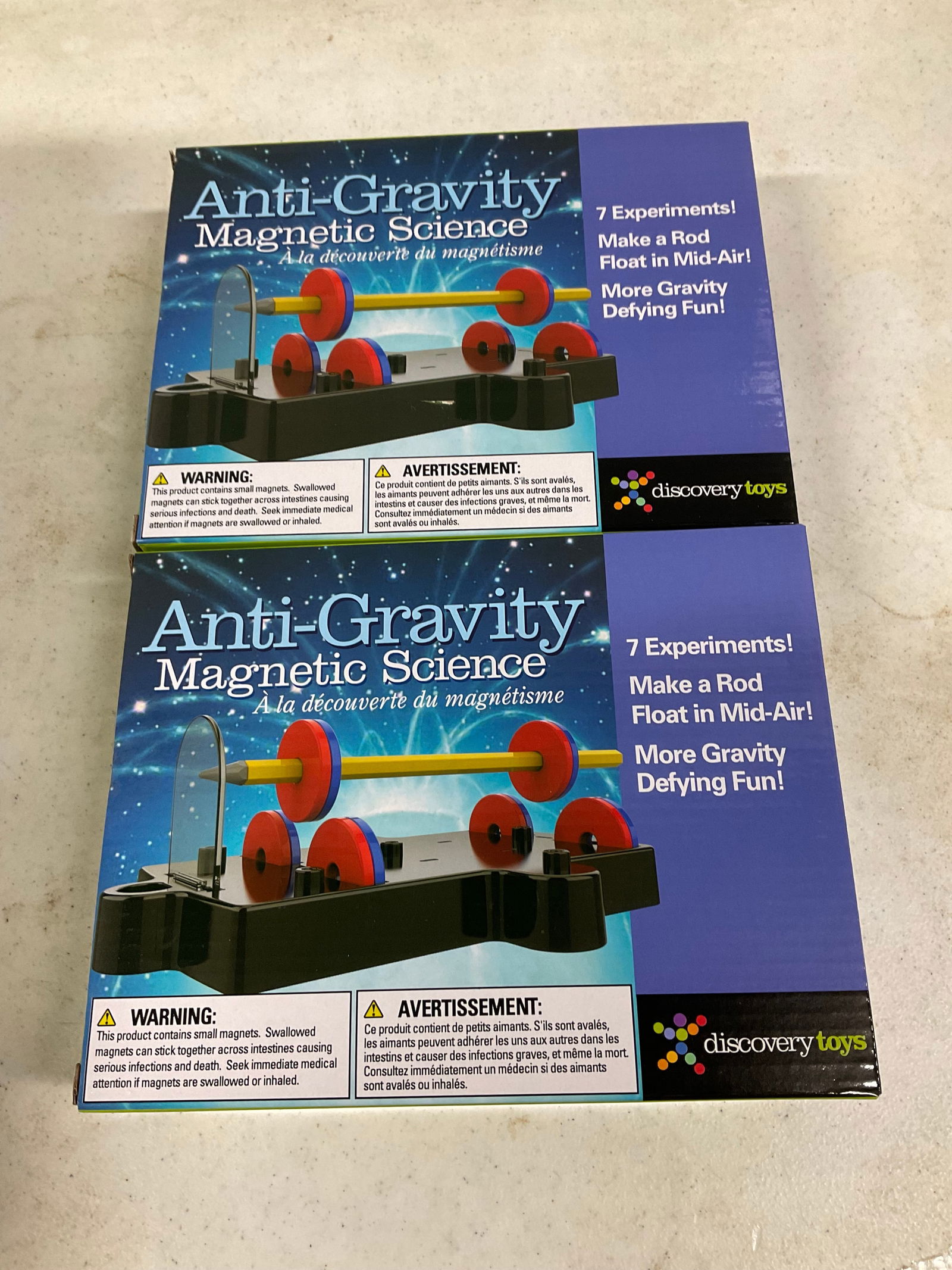 Lot of 2: Anti- Gravity Magnetic Science 7 experiments (1 of 1)