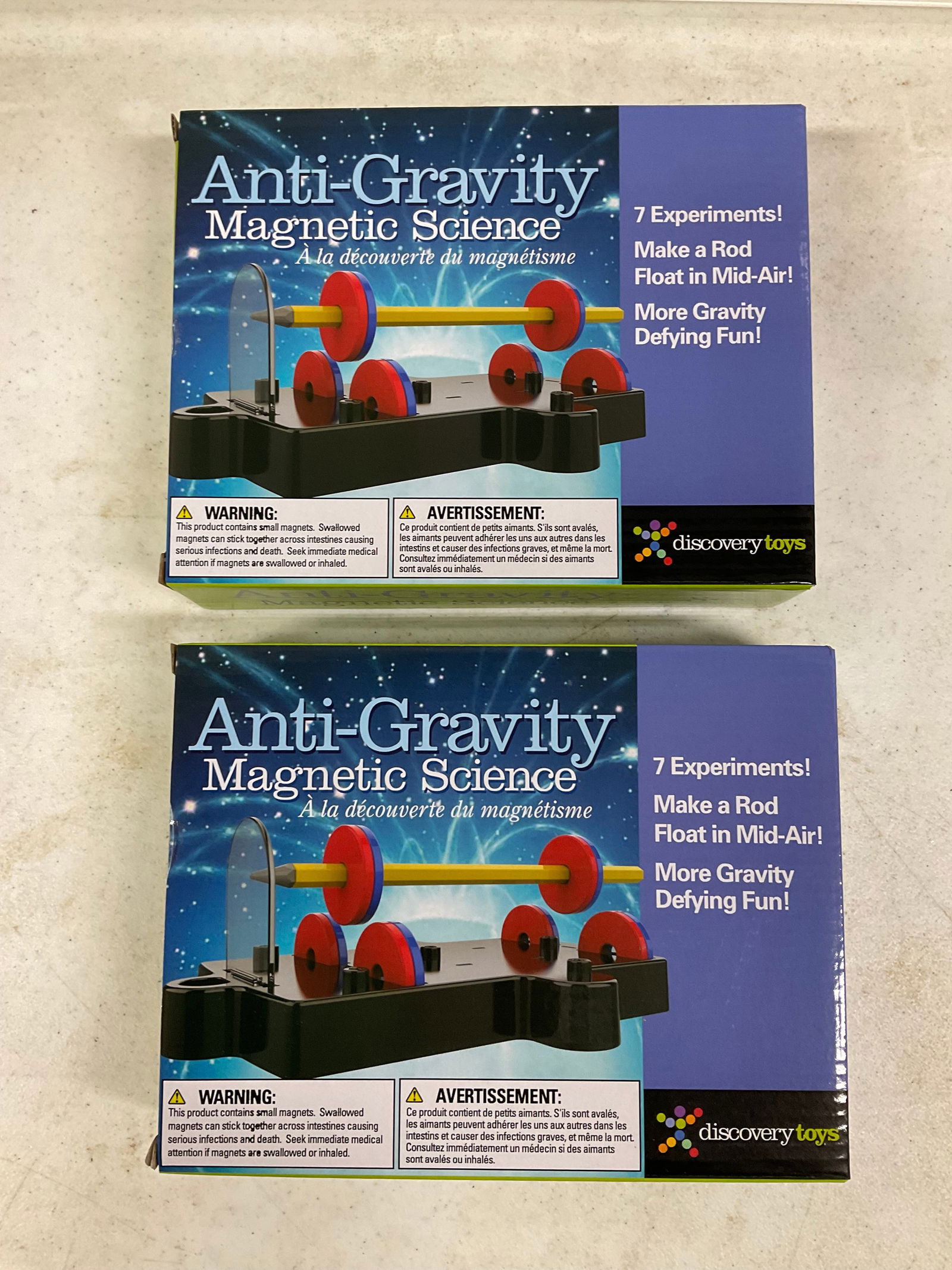 Lot of 2: Anti- Gravity Magnetic Science 7 experiments (1 of 1)