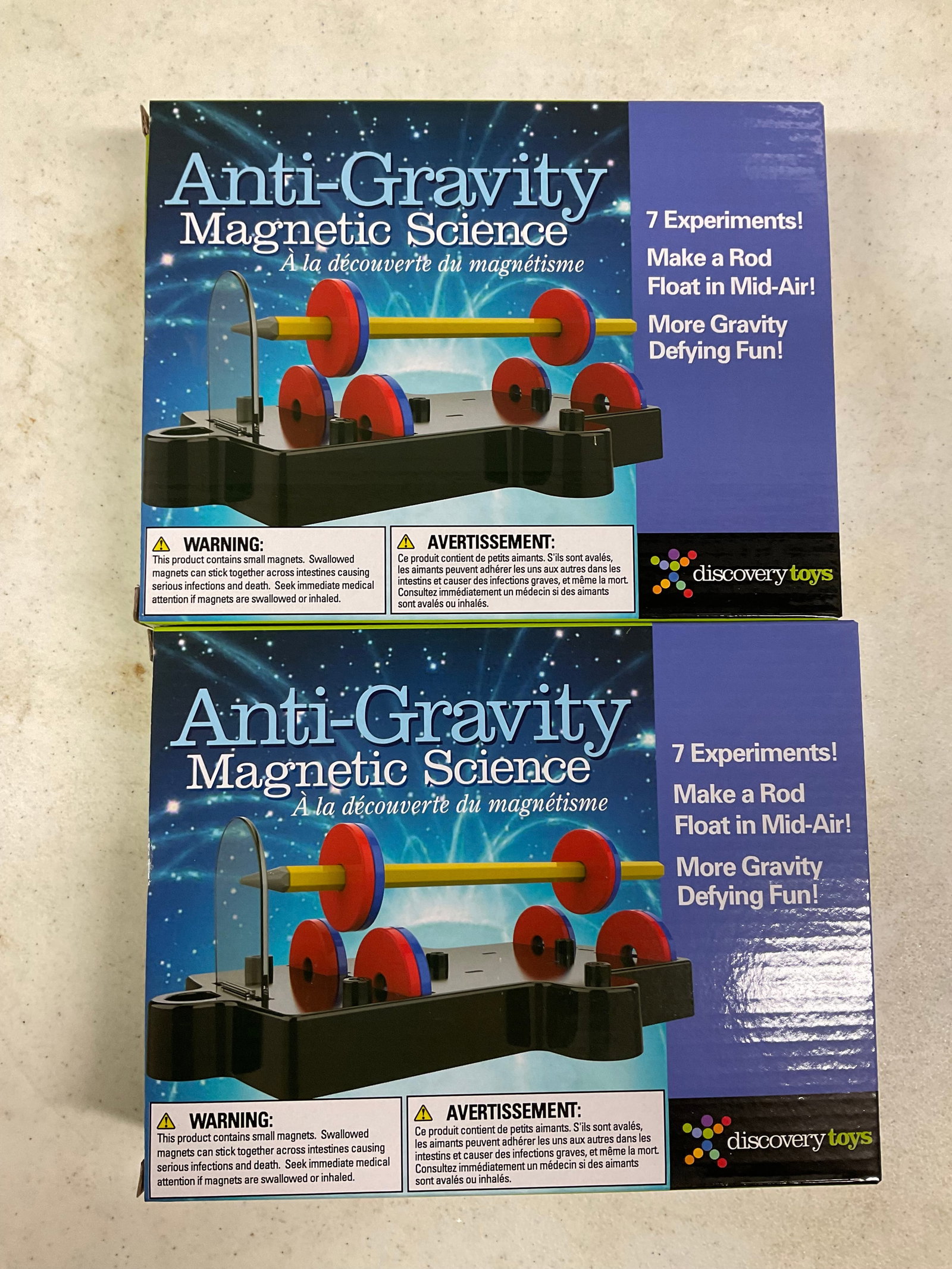 Lot of 2: Anti- Gravity Magnetic Science 7 experiments (1 of 1)