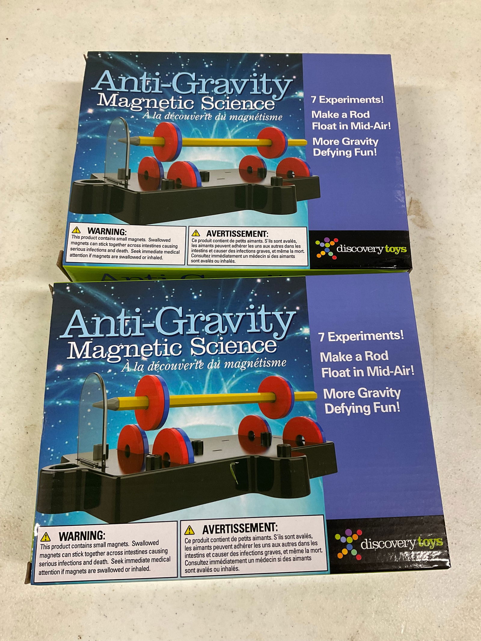 Lot of 2: Anti- Gravity Magnetic Science 7 experiments (1 of 1)
