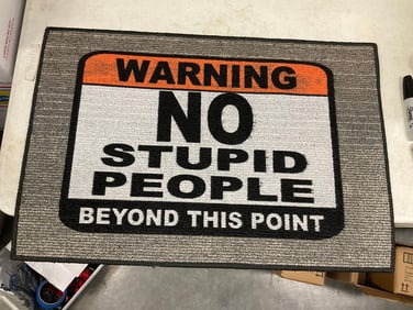Door mat rug 27 x 18