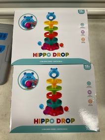 Lot of 2: Hippo Drop baby toy