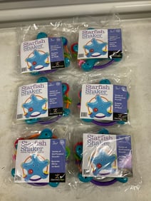 Lot of 6: Discovery toys Starfish Shaker