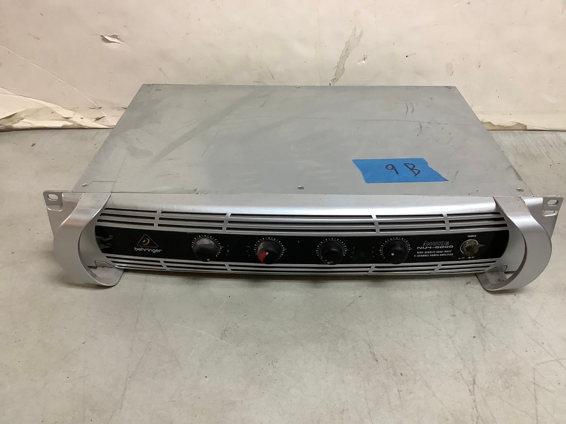 Behringer iNuke high density 6000-watt 4 channel power amplifier(model:NU4-6000) (1 of 1)