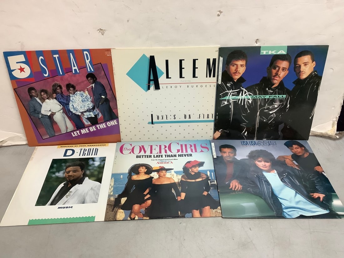 Vintage records(Lisa Lisa, The CoverGirls, Aleem, and more): Vintage records(Lisa Lisa, The CoverGirls, Aleem, and more)
