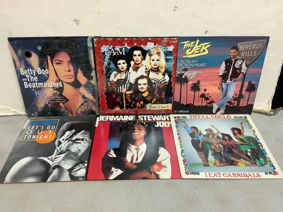 Vintage records(The Jets, Jermaine Stewart, Nile Rodgers, and more): Vintage records(The Jets, Jermaine Stewart, Nile Rodgers, and more)
