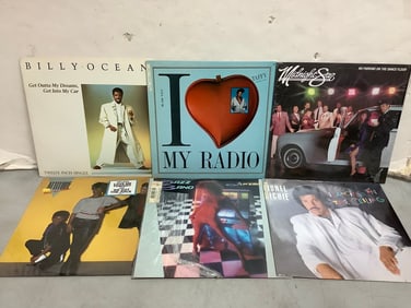 Vintage records(Lionel Richie, Billy Ocean, Midnight Star, and more)