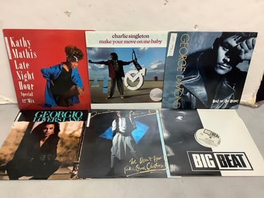Vintage records(Kathy Mathis, George Lamond, Charlie Singleton, and more)