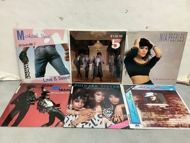 Vintage records(Nia Peeples, Michael Bow, Pointer Sister, and more)