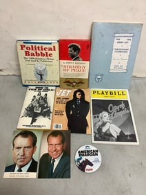 Vintage books,City of Angels Playbill, and more