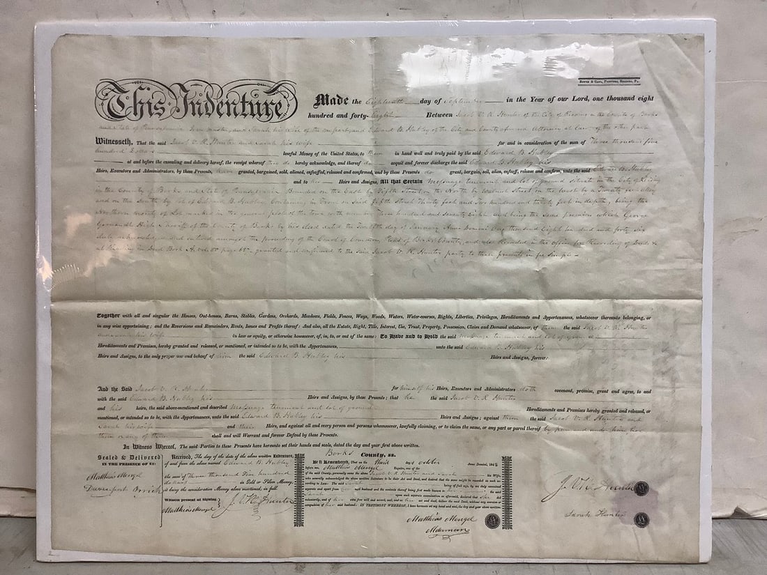 Vintage official document(18.5inx23in) (1 of 1)