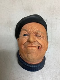 Vintage Bossons Boatman wall hanging decor(5.5in.long)