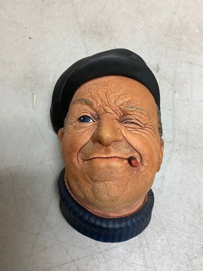 Vintage Bossons Boatman wall hanging decor(5.5in.long) (1 of 1)