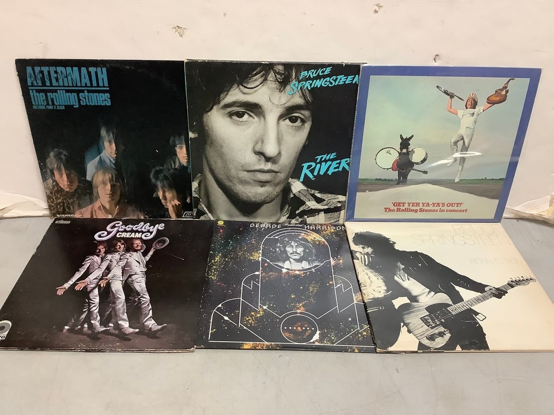 Vintage records(Bruce Springsteen, George Harrison, The Rolling Stones, and more) (1 of 1)