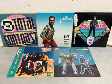 Vintage records(Haddaway, The Jets, and more)