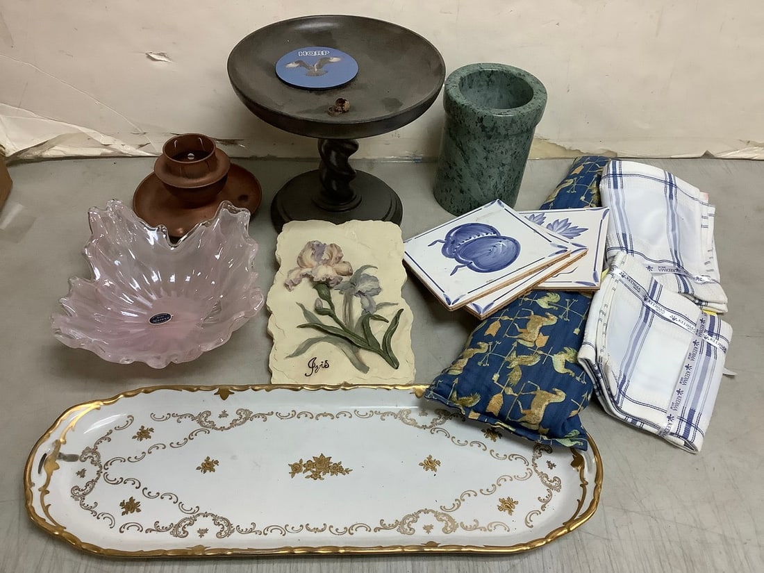 Murano glass bowl, serving dish, decorative planter, and more(tallest 8in.) (1 of 1)