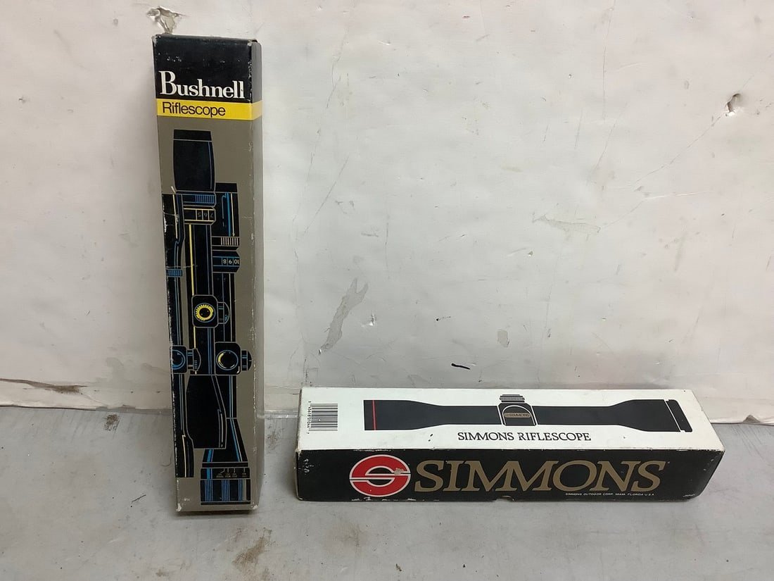 Simmons and Bushnell rifle scopes: Simmons and Bushnell rifle scopes