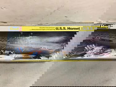 Vintage Revell U.S.S. Hornet WW II Aircraft Carrier model