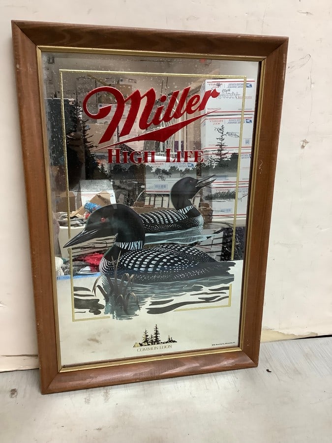 Miller High Life decorative mirror(15.5in.x22.5in.): Miller High Life decorative mirror(15.5in.x22.5in.)