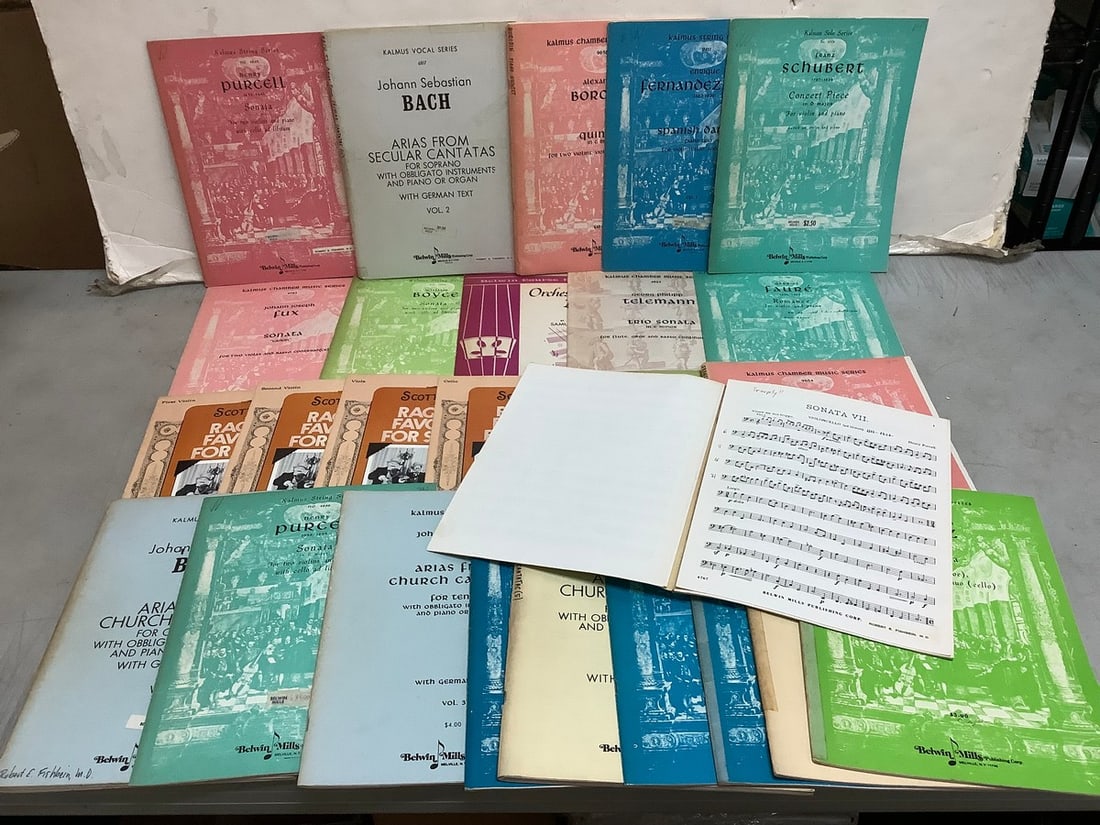 Vintage songbooks(Bach, George Phillip, Franz Schubert, and more): Vintage songbooks(Bach, George Phillip, Franz Schubert, and more)