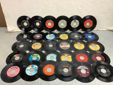 Vintage 45's(Marvin Gaye, Patti Page, Henry Gross, and more)