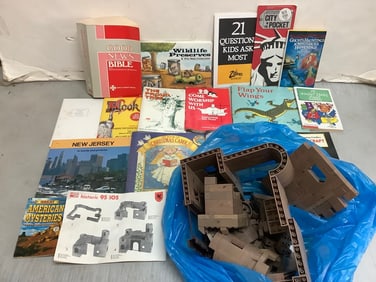 Vintage books(Flap Your Wings, Spacecraft, Wacky State Jokes, and more)