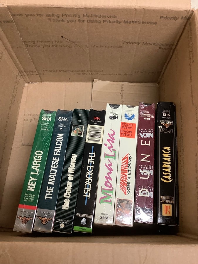 Vintage VHS tapes(Mona Lisa, Casablanca, The Exorcist, Key Largo, and more): Vintage VHS tapes(Mona Lisa, Casablanca, The Exorcist, Key Largo, and more)