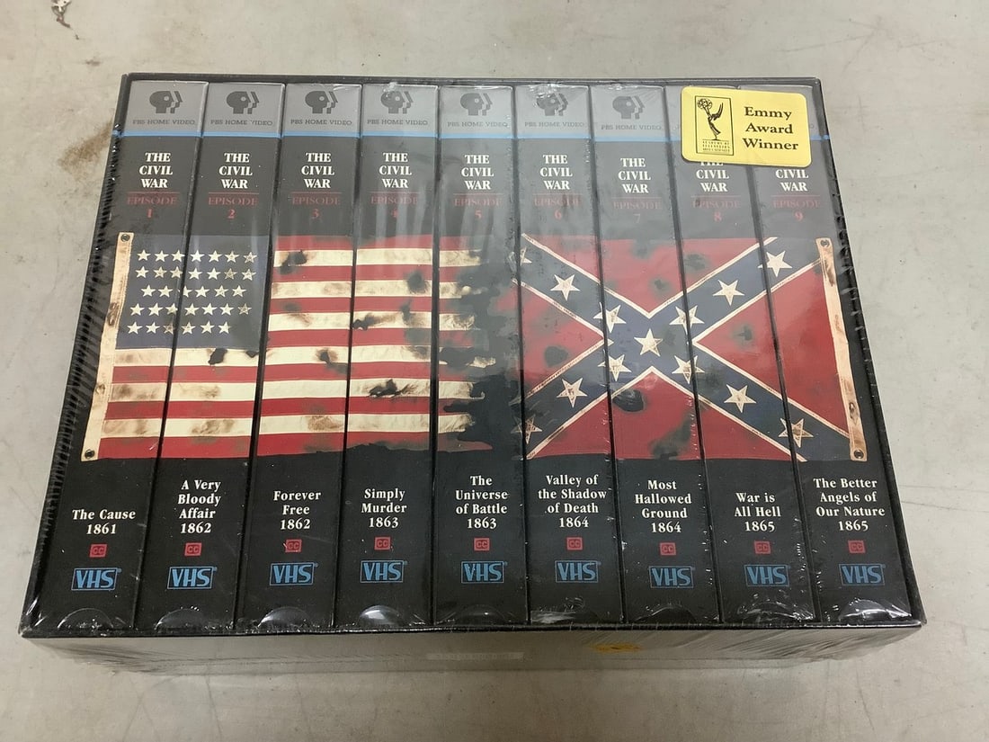 The Civil War VHS tape set(Episodes 1-9, sealed): The Civil War VHS tape set(Episodes 1-9, sealed)