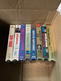 Vintage sealed VHS tapes(Bringing Up Baby, My Favorite Wife, North by Northwest, Operation