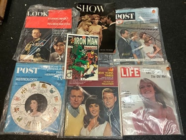 Vintage magazines(Life, Post, Look, and more)