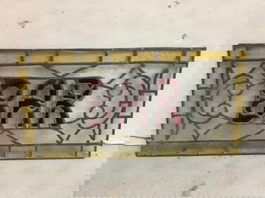 Stained glass Bar sign(12.25in.x24.25in.)
