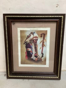 Framed Perillo art print(71/2500-12.5in.x14.5in.)