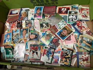 Vintage Collectible Cards(baseball, hockey, football, and more)