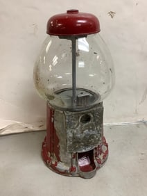Vintage gumball machine(15in.tall)