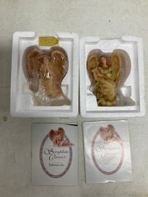 Seraphin Classics Heaven on Earth collection statues 4 inches tall