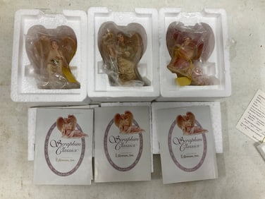Seraphin Classics Heaven on Earth  lot of status - 4 inches tall