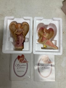 Seraphin Classics Heaven on Earth lot of status - 4 inches tall