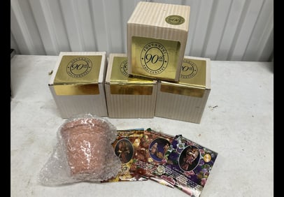 Fontanini 90th Anniversary Flower Seeds and Flower Pot set of four