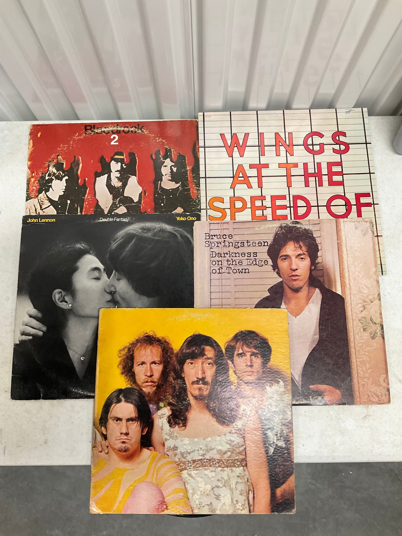 Lot of 5 vintage records (1 of 1)