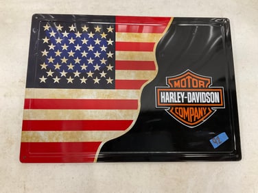 Harley-Davidson metal sign 17x12