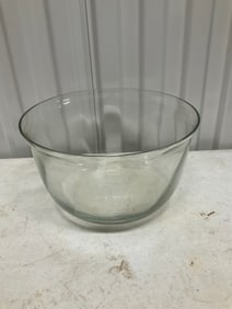 Crystal glass serving bowl 6x10