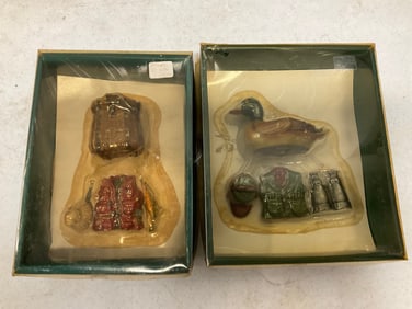 Lot of 2 Department 56 Pastimes Ornaments