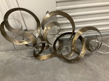 Metal wall hang sign minor scratch on bottom 37x23