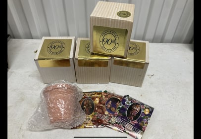 Fontanini 90th Anniversary Flower Seeds and Flower Pot set of four