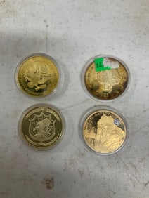 Lot of 4 historic coins